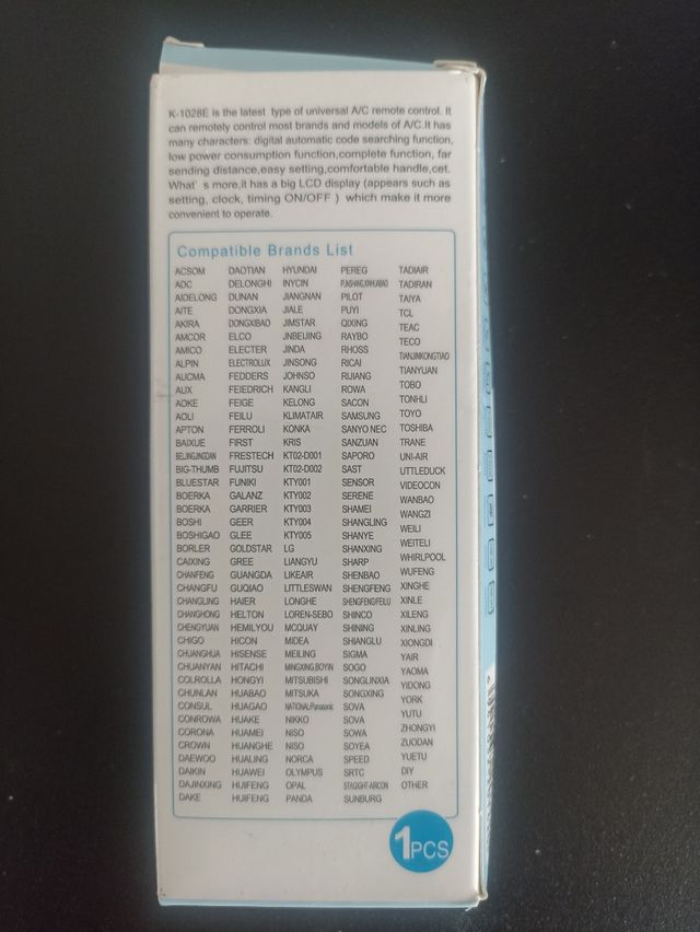 Mando aire acondicionado universal a estrenar