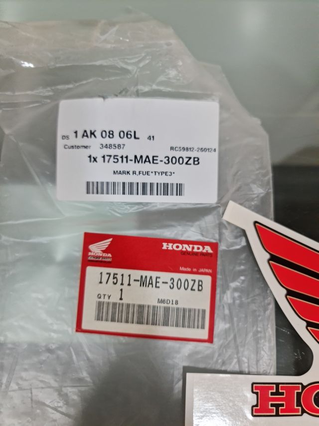 Pegatina Honda CBR900RR