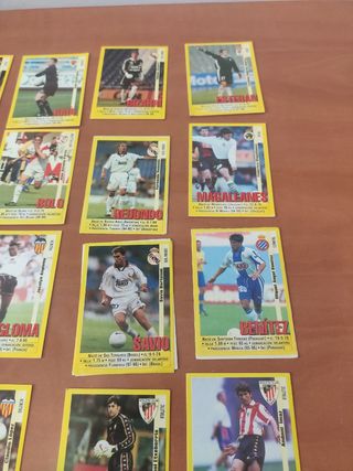 Cromos vintage de La Liga 99-00 Panini Sports