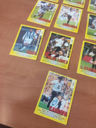 Cromos vintage de La Liga 99-00 Panini Sports