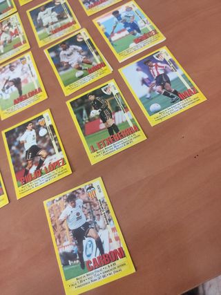 Cromos vintage de La Liga 99-00 Panini Sports