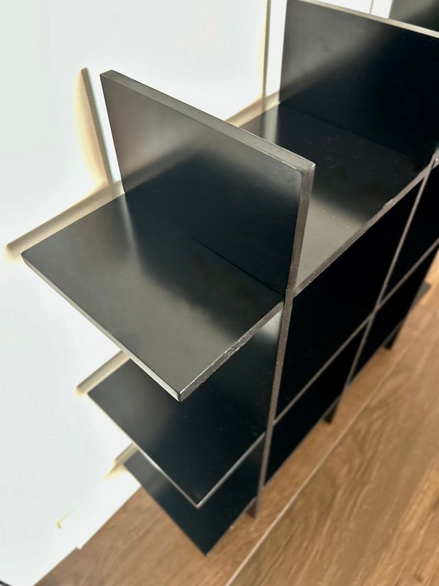 Estantería pequeña negra IKEA Udden 59 x 59 x 16