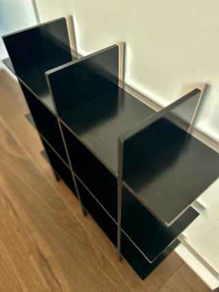 Estantería pequeña negra IKEA Udden 59 x 59 x 16