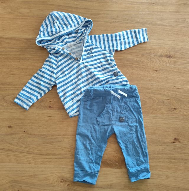 Conjunto bebé Cotton Fish.ENVÍO