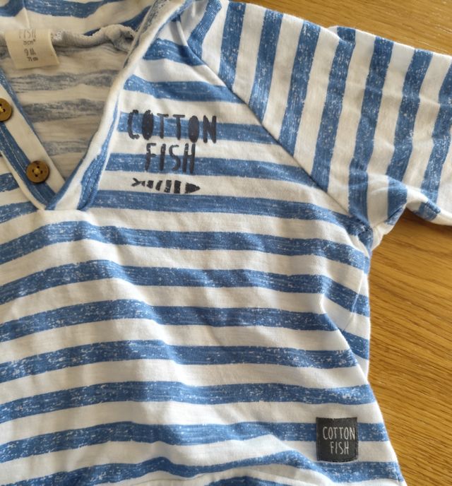 Conjunto bebé Cotton Fish.ENVÍO