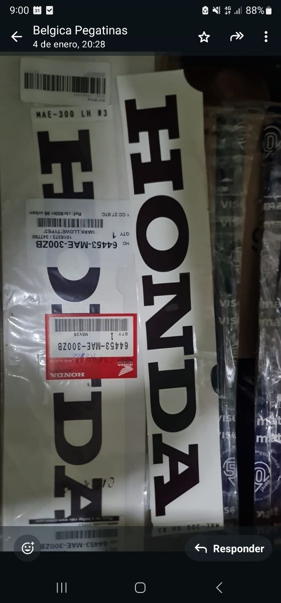 Pegatina Honda CBR900RR