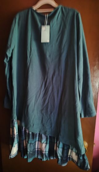 Vestido de cuadros escoceses
