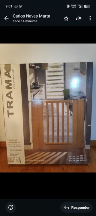 Barrera seguridad Bebecar Trama