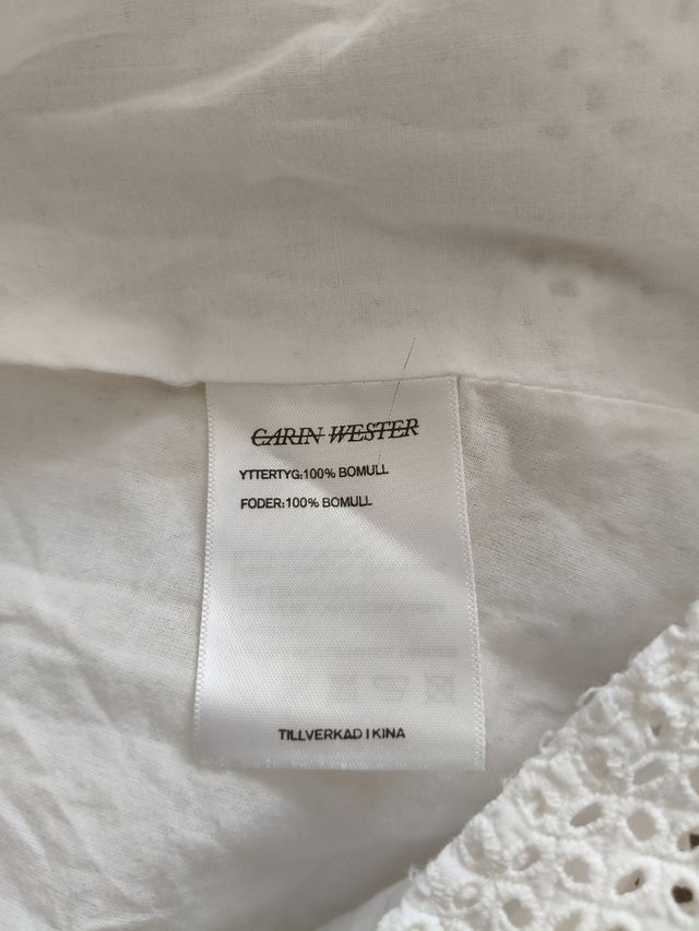 Vestido blanco mujer M/38/40