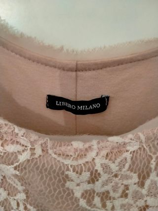 Vestito In Pizzo Rosa tg 44