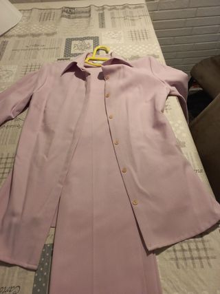 Traje Zara lila mujer