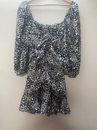 Vestido Zara estampado - corto