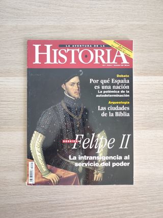 Revista La aventura de la historia Felipe II