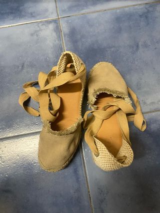 Alpargatas esparto beige