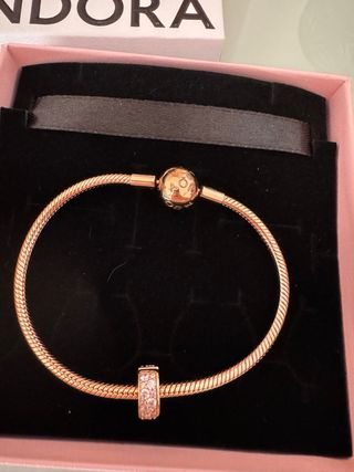 Pulsera Pandora oro rosa nueva Original 
