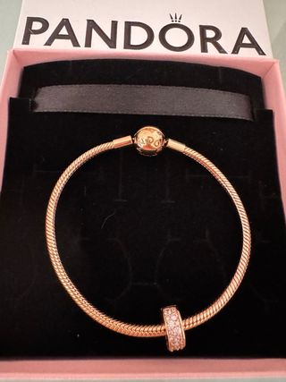 Pulsera Pandora oro rosa nueva Original 