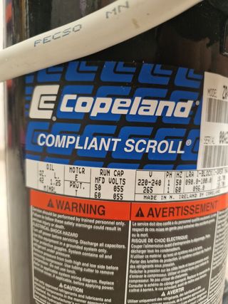 Compresor Copeland Scroll