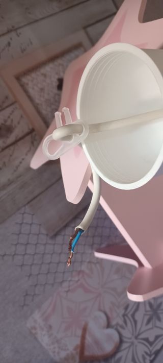 Lámpara infantil estrellas rosa