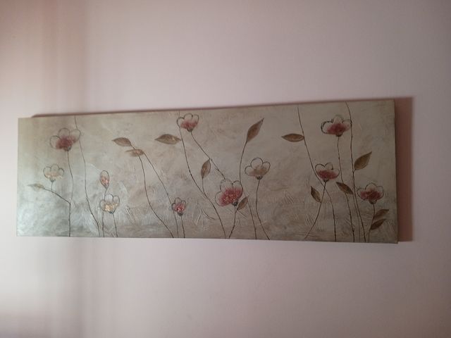 Cuadro floral Ciadto 150x50cm