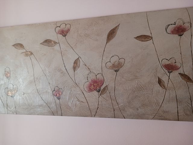 Cuadro floral Ciadto 150x50cm