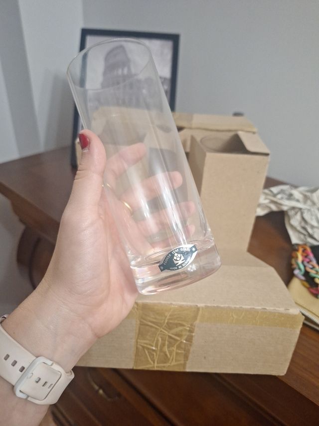 Vasos cristal Clover Leaf Glass - Eslovaquia 6 und