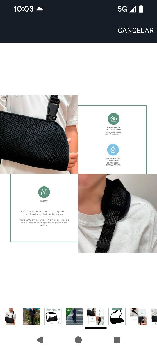 Cabestrillo - Soporte brazo niño