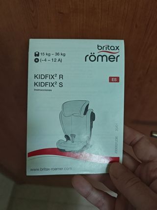 Silla Britax Römer Kidfix2 R-S con reposapies