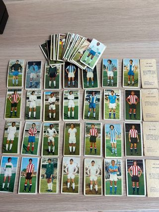 59 Cromos Liga 75-76: Lote ediciones Este
