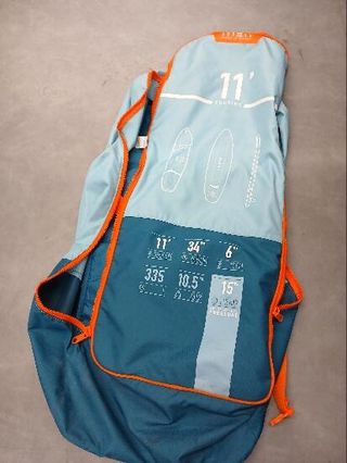 Mochila tabla paddle surf o kayak hinchables 128l 95x45x33