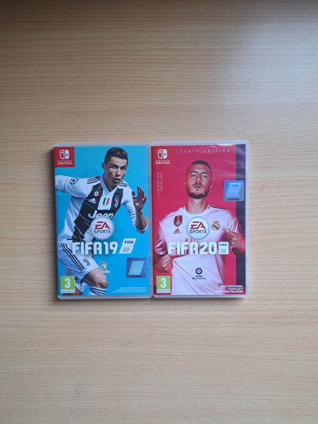 JUEGOS FIFA 19 Y FIFA 20 NINTENDO SWITCH + FUNDAS