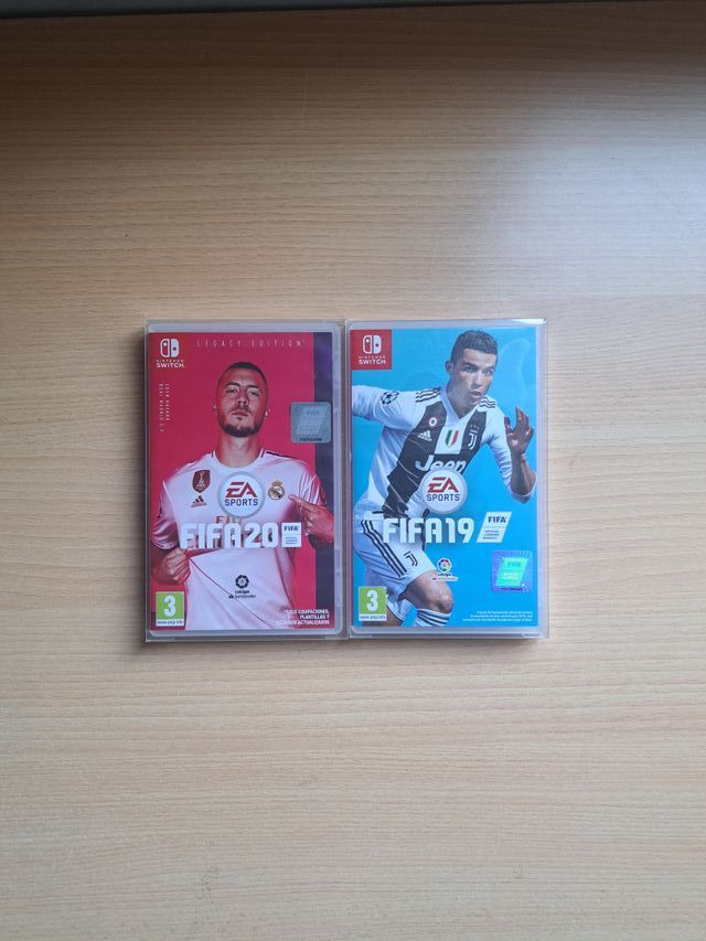 JUEGOS FIFA 19 Y FIFA 20 NINTENDO SWITCH + FUNDAS