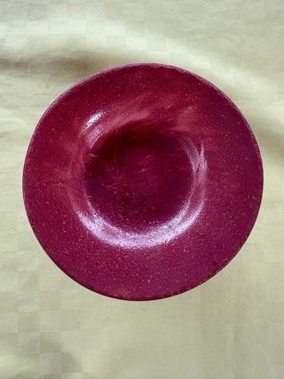 Vaso vetro rosa-viola