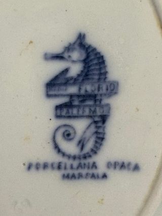 Piatto Ceramica Antica Florio