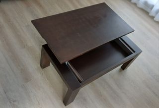 Mesa centro madera marrón