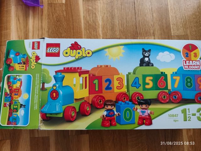 Tren Lego Duplo 10847: Números