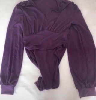 Body morado talla S - usado