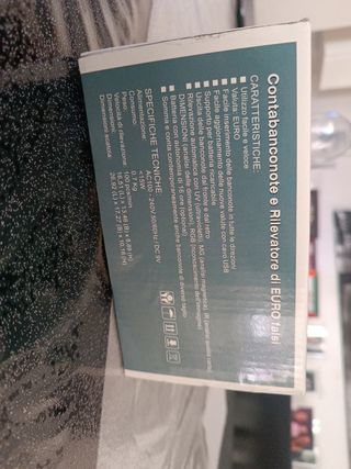 Contatore di banconote e rilevatore di euro