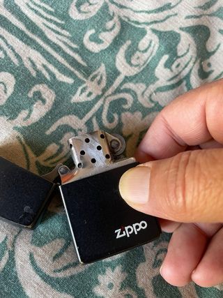 Zippo accendino nero