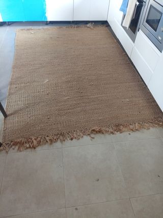 Alfombra yute 2.40x1.60 hecha a mano
