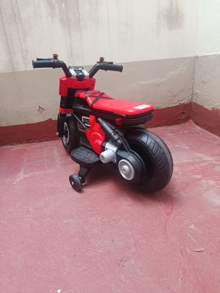 Moto eléctrica infantil roja