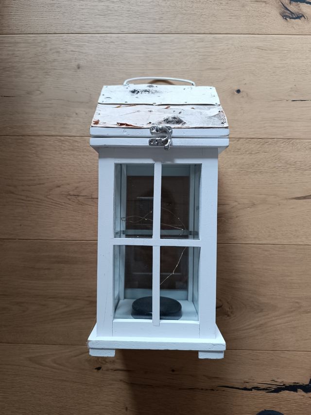 Lanterna bianca shabby chic