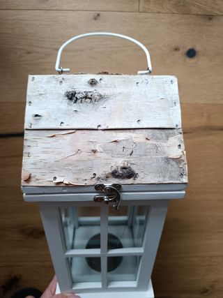 Lanterna bianca shabby chic
