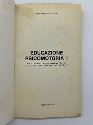 Didattica Educazione Psicomotoria 1 – 1978