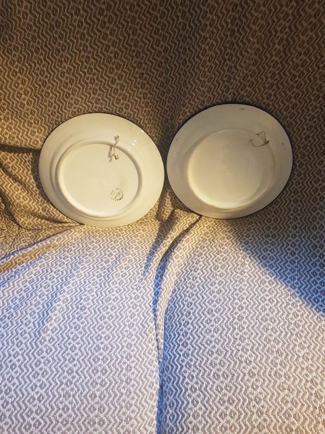 Platos cerámica pintados a mano