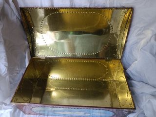 Cofre antiguo de latón - 41x18x22cm