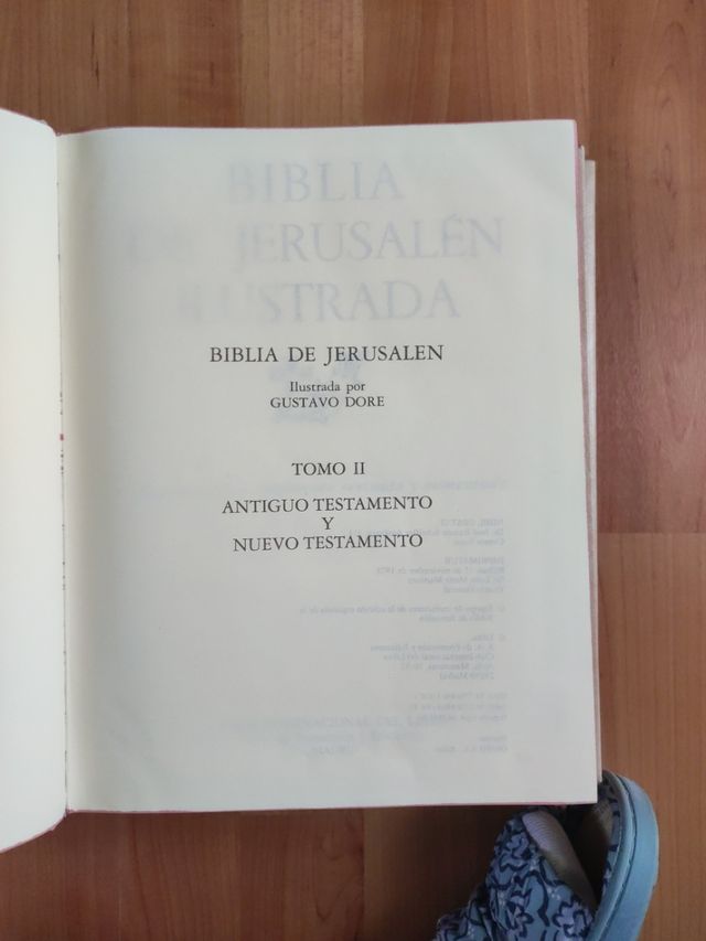 Biblia Ilustrada Ed especial 1975, 2 tomos.