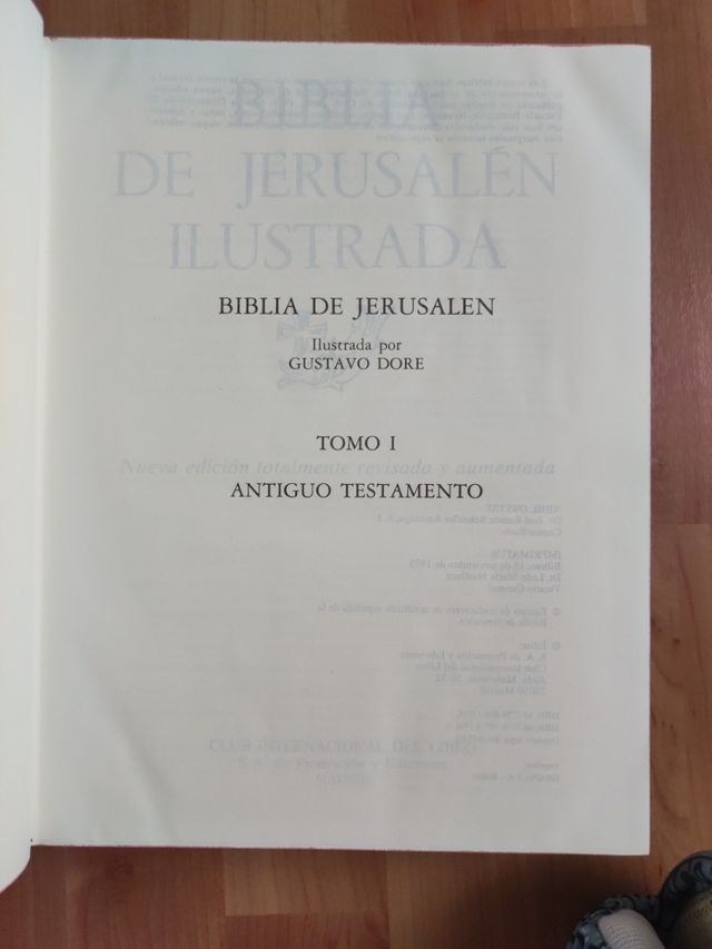 Biblia Ilustrada Ed especial 1975, 2 tomos.