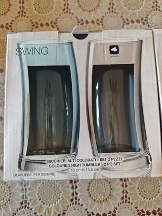 4 Bicchieri Leonardo Swing - 2 pz da 45 cl.