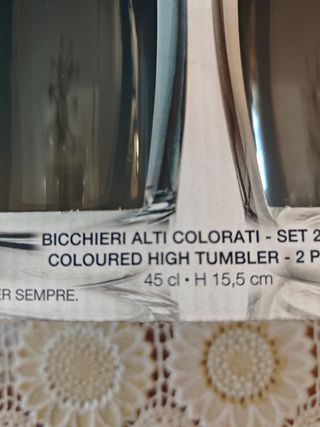 4 Bicchieri Leonardo Swing - 2 pz da 45 cl.