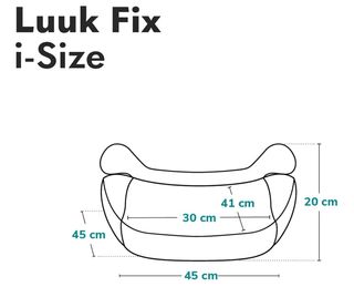Asiento elevador LIONELO LUUK FIX i-Size